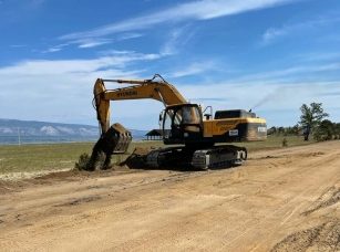 Капитальный ремонт дороги на острове Ольхон идёт под контролем экспертов Прибайкальского национального парка