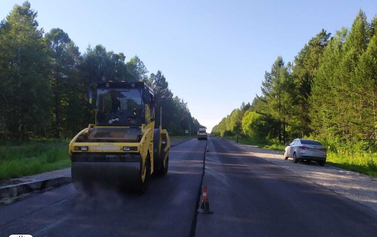 Ремонтные работы автомобильных дорог «Иркутск-Листвянка» и «Залари-Жигалово»